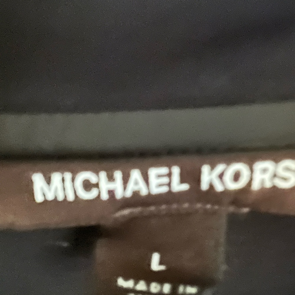 Michael Kors Black cotton jacket large - Picture 5 of 6